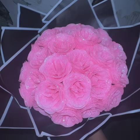 Glitter Rose Bouquet