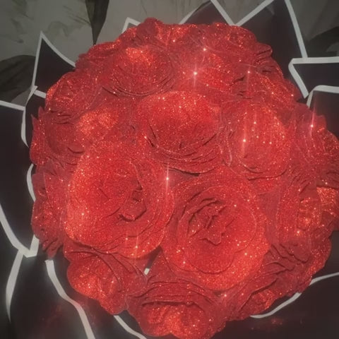 Glitter Rose Bouquet